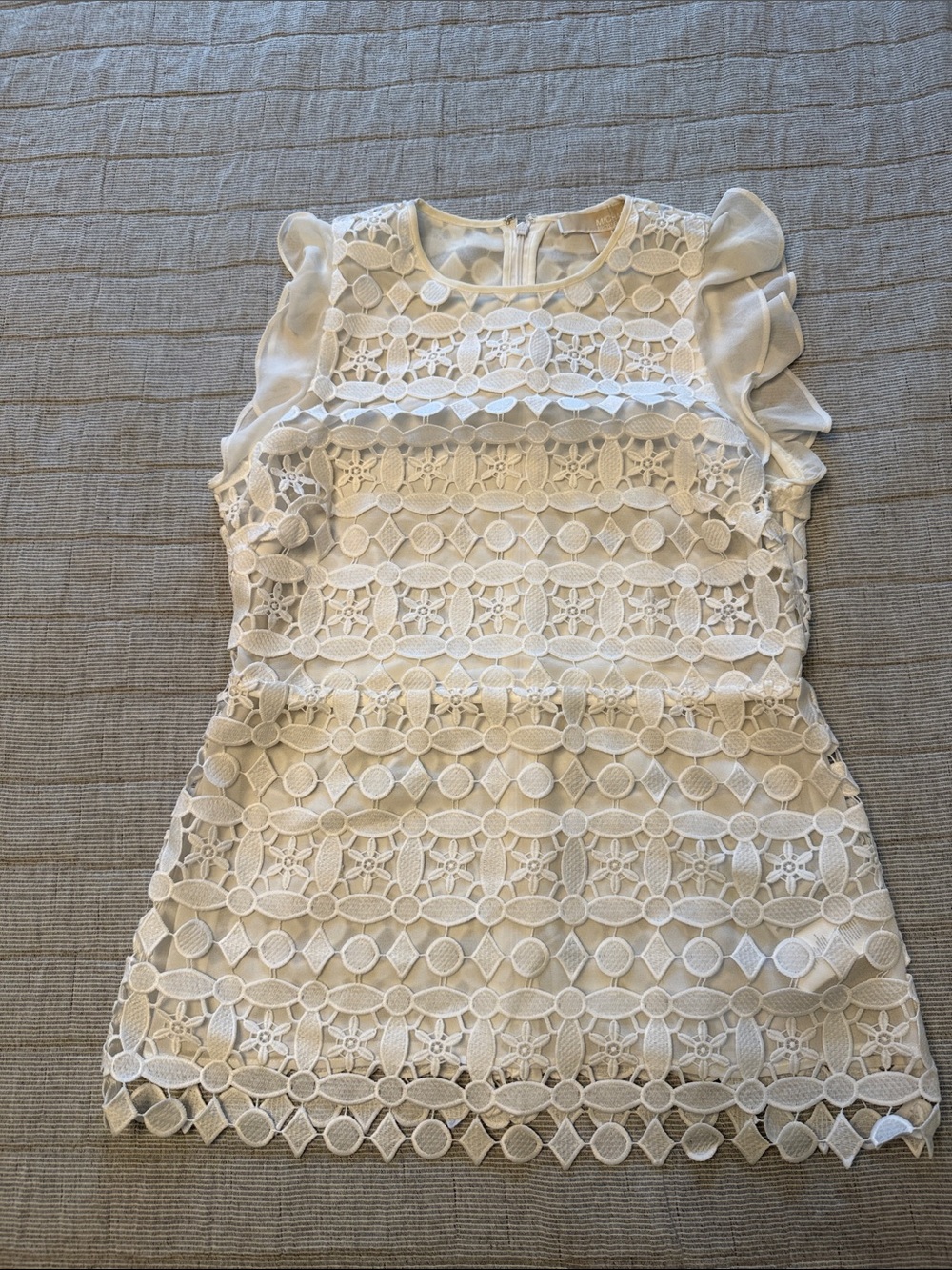Michael Kors White Sleeveless Blouse